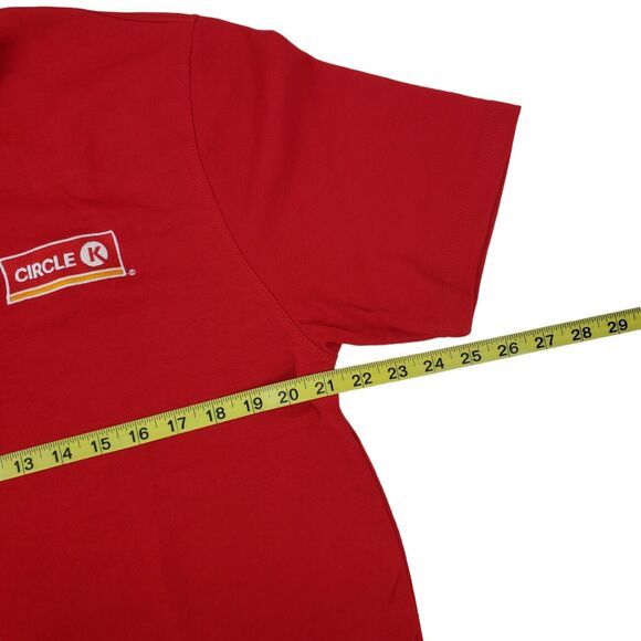 CIRCLE K Shirt Adult Medium Red Classic Polo Employee Uniform Customer Service - Picture 6 of 9